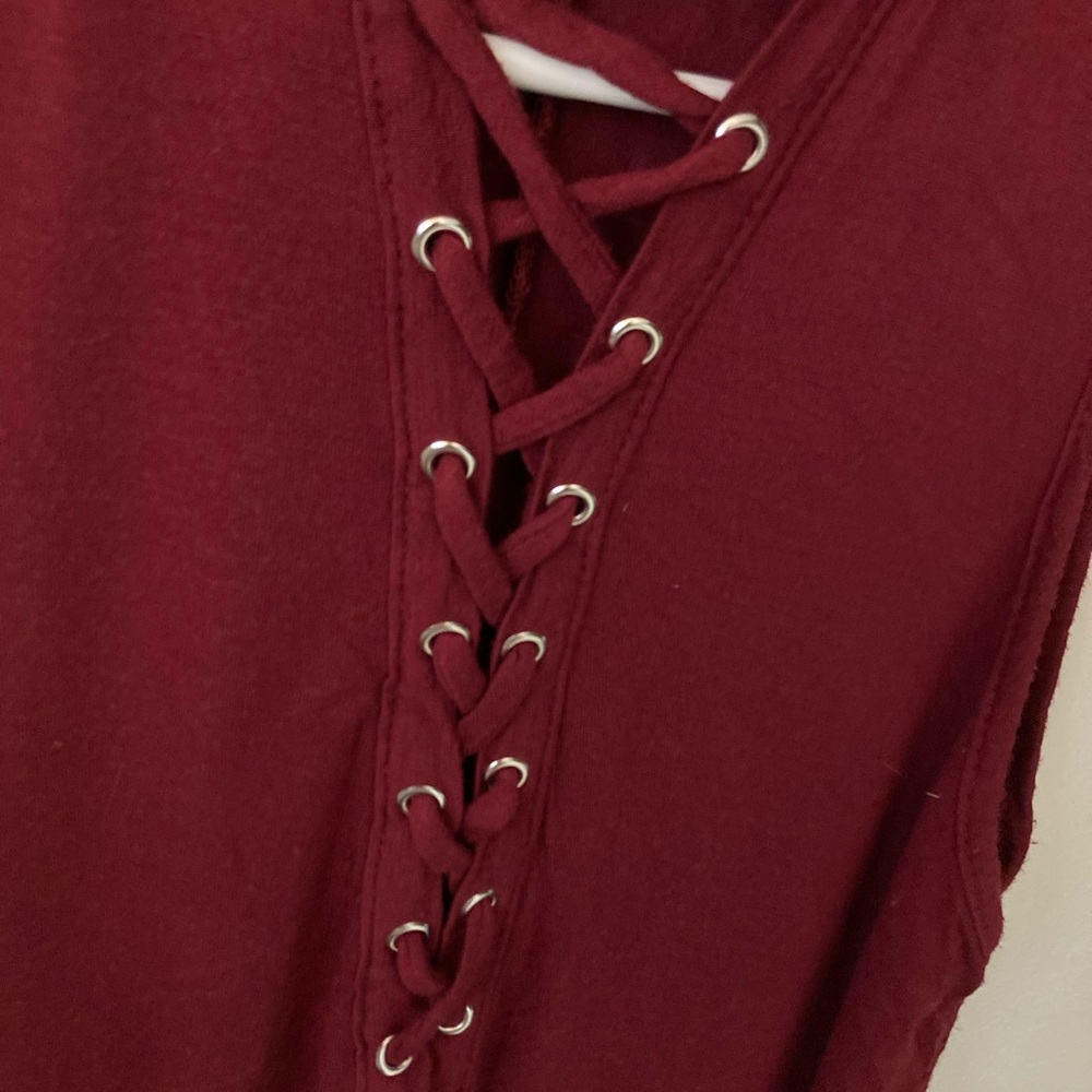 Short Sleeved, With Criss Cross Shirt